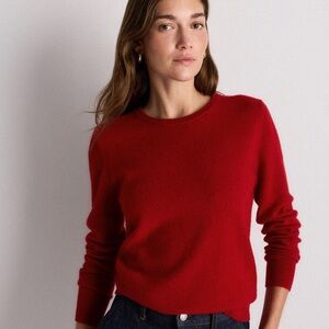 Quince Mongolian Cashmere Crewneck Sweater NWT
